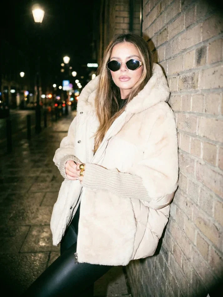 MATHILDE — Doudoune Matelassée Oversize à Capuche