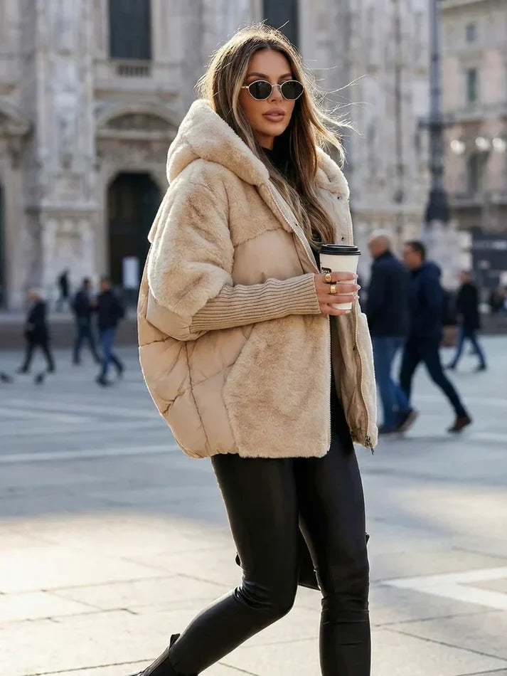 MATHILDE — Doudoune Matelassée Oversize à Capuche