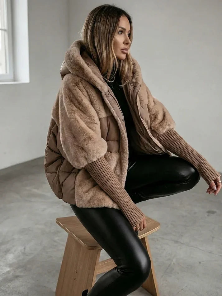 MATHILDE — Doudoune Matelassée Oversize à Capuche