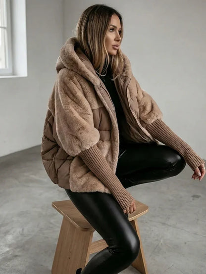 MATHILDE — Doudoune Matelassée Oversize à Capuche