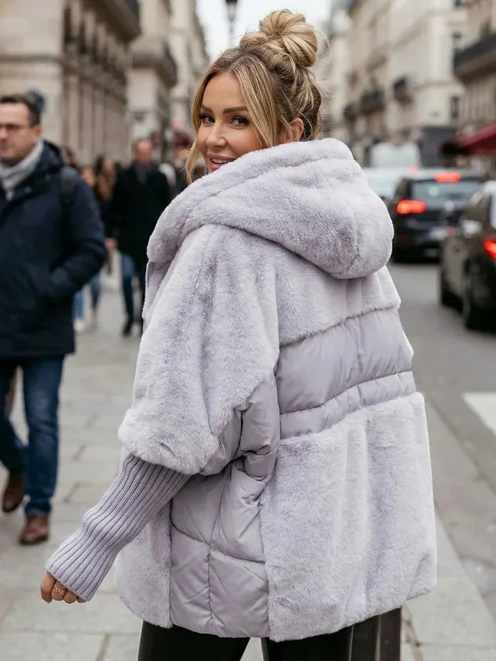 MATHILDE — Doudoune Matelassée Oversize à Capuche