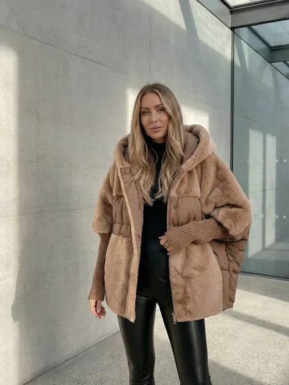 MATHILDE — Doudoune Matelassée Oversize à Capuche