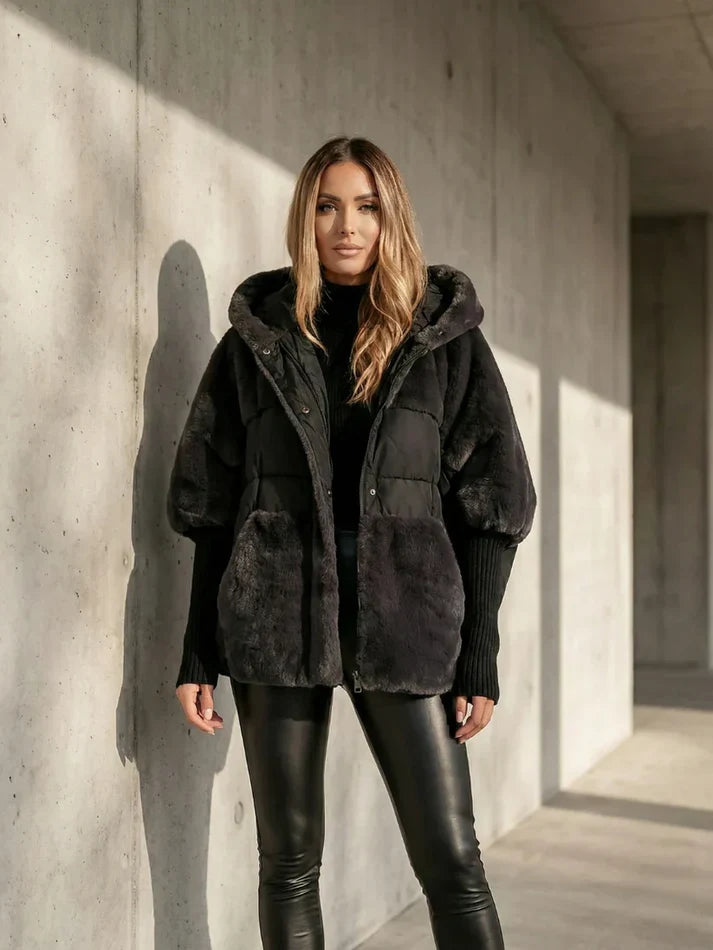 MATHILDE — Doudoune Matelassée Oversize à Capuche