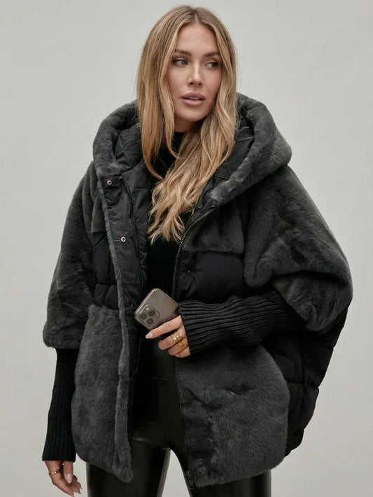 MATHILDE — Doudoune Matelassée Oversize à Capuche