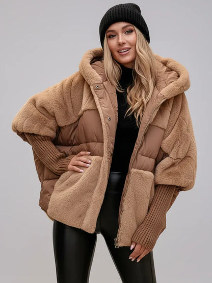 MATHILDE — Doudoune Matelassée Oversize à Capuche